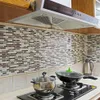 Väggklistermärken 4st heminredning 3d kakel mönster kök backsplash väggmålning decals1208k