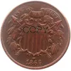 ONS 1865-1873 9 stks Verschillende Data voor gekozen Twee Cent 100% Koperen Kopie Munten Selling226u