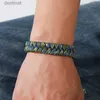 Beaded utomhus sportig fallskärmsladdöverlevnadsarmband för män Kvinnor handgjorda rep flätade armband kamouflage vävda armband smycken24213