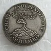 Cile Repubblica Peso 1828 COQUIMBO Copia moneta d'argento Promozione Fabbrica economica bella casa Accessori Monete d'argento338I