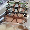 Lunettes de soleil Cadre ovale coréen Ins Sweet Cool Eyewear Trend Brand Lire ordinateur Anti Blue Light Eyeglass Women Femme