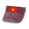 Bérets Vietnam Drapeau Pare-Soleil Leaky Top Cowboy Chapeaux Hommes Femmes Personnaliser DIY Cap Sports Baseball Tennis Golf Caps Vide Chapeau Ouvert