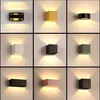 Väggljus för hemmet inomhusbelysning spegel Front Lamp Modern Minimalist Box Sconce Dekorativa armaturer245i