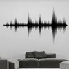 Stickers muraux Audio Wave Stickers son amovible enregistrement Studio musique producteur chambre décoration chambre papier peint DW6747252N