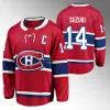 Nick Suzuki Captain Jersey Custom Men Men Młodzież Montreal''canadien''draft Juraj Slafkovsky Canadiens Kirby Dach Cole Cau Caufield Brendan Gallagher Josh Anderson