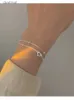 Perlen Luxus Mode Doppel Liebe Herz Hohle Runde Perlen Armband für Frauen Einstellbare Armband Romantische Hochzeit Schmuck GeschenkL24213