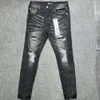 Jeans Paars Designer Maat Heren Dames Purples Merk Jeans Rechte Broeken Streetwear Denim Broek Mode Veelkleurige Punk Broek Heren Hiphop Jeans 469