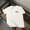 monclair maglietta da uomo firmata tee polo girocollo stampata stile polare abbigliamento estivo con t-shirt da strada in puro cotone per uomo e donna