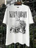 Vintage Ke Himself sieht aus wie ein altes, kurzärmliges, trendiges amerikanisches Vtg-Half-T-Shirt der Nirvana-Band von EDIQ