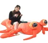 Dorimytrader Jumbo 200 cm Anime Mantis crevettes en peluche géant en peluche doux simulé animaux marins homard poupée amant bébé cadeau DY616707378004