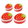 Vaisselle 4 pièces bac à légumes fraises porte-salade Portable Bento boîte à déjeuner conteneur bureau étui extérieur