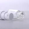 Butelka perfum 100 szt./partia 1 ml 2 ml mini perfum butelka biała spray do sprayu puste butelki kosmetyczne pojemniki na fjoot