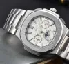 2023 brandneue Herren-Armbanduhren der Serie 5740, automatische mechanische Uhren für Damen, Luxusuhr, braunes Zifferblatt, Roségold-Edelstahlarmband