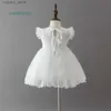 Girl's Dresses HAPPYPLUS Baptism Baby Girl Dress 3 6 12 18 24 Months Dress for a Year Old 2nd Birthday Christening Dresses Girl Summer L240313