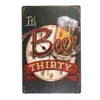 DL-It's beer thirty Metal painting Club Bar Home Old Wall Art Hanging Logo Plaque Decor256Q