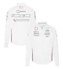 F1 2024 Team Shirt Formel 1 Racing Polo Collar Long Sleeve Shirt Driver Fans T-shirt Jersey Spring Summer Mens Shirts Tops Custom