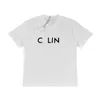 Men's T-Shirts designer CL Home High Edition 2023 Classic Chest Letter Print Short Sleeve T-shirt Simple and Versatile EWUF