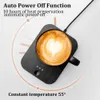 Usb copo mais quente café leite chá caneca de água aquecedor 3 engrenagem temperatura aquecimento coaster para escritório em casa inverno aquecimento automático 240308