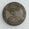 Chile república peso 1828 coquimbo prata cópia moeda promoção barato fábrica agradável casa acessórios prata coins288h