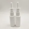120pcs 30ml / 1oz bouteilles de pulvérisation nasale médicale en plastique blanc pompe pulvérisateur conteneur flacon pot pour applications de lavage Vwhrv