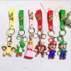 Fashion Cartoon Anime Charms Jewelry KeyChain Backpack Car Key Ring Accessories Hanger Keychains LL