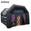 wholesale 10mLx5mWx4.5mH (33x16.5x15ft) High quality Commercial black inflatable night club party tent pub disco house for sale