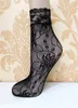 Women039s Black Lace Fishnet Ankle Socks Ruffle Frilly Stretch Sheer Hollow Out Dress Socks for Women2439612