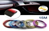 15M Car Moulding Trim Strip Interior Decoration Thread Dashboard Sticker Decals Door Air Outlet Auto Accessories Car Styling7524507