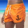 Marca de moda Verano Pantalones cortos de secado rápido Hombres Traje de baño Pantalones cortos de playa Pantalones cortos de natación Ropa de playa Deportes 9 colores Ropa para hombre 240305