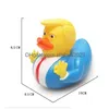 Decorazione del partito Bandiera in PVC Trump Duck Favore Bagno Galleggiante Giocattolo dell'acqua Giocattoli divertenti Regalo Consegna a goccia Giardino domestico Forniture festive Evento Dhcxb