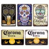 НОВЫЙ Corona Extra Beer Плакат Обложка Декор Стены Металлический Знак Винтаж Паб Бар Туалет Домашний Пляж Гостиная Украшения Олово Signs179U