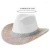 Berets Cowboy Hat Bejeweled Knight Prom Props For Bachelorette Party