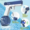 Sand Spielen Wasser Spaß Sommer Glock Wasser Pistole Elektrische Pistole Schießen Spielzeug Automatische Outdoor Strand Wasser Strand Spielzeug Pistolen für Kinder Jungen Mädchen Erwachsene L240312