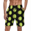 Мужские шорты Купальники Kiwi Fruit Gym Summer Green Fruits Y2K Funny Board Short Pants Мужская спортивная одежда на заказ Быстросохнущие плавки