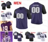 Custom Washington Huskies 2019 Nuovo marchio Calcio Qualsiasi nome Numero Nero Viola Bianco 10 Jacob Eason 26 Salvon Ahmed Uomo Gioventù Jers5970943