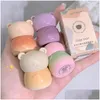 Brillant à lèvres Cosmétiques coréens Rose Violet Chubby Bear Glaze Eau Light Rouge à lèvres Citrouille Veet Outil de maquillage liquide Drop Livraison Santé Bea Othsr