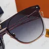 Gafas de sol de diseñador Marco de oro rosa de lujo para hombre V Gafas de sol Gafas de playa al aire libre Anteojos de vacaciones para mujer Gafas de sol para mujer con caja -7