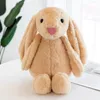 Coelhinho da Páscoa Brinquedo de pelúcia 35cm Simulador de desenho animado Orelha longa Coelho macio Boneca de pelúcia Brinquedos para crianças Aniversário Natal Namorada 08 JJ 3.12