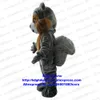 Costumes de mascotte écureuil gris Chipmunk Chipmuck Chippy Eutamias Costume de mascotte personnage adulte anniversaire félicitations fête de vacances Zx1332