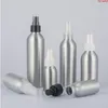 30 ml 50 ml 100 ml aluminium spray atomizer påfyllningsbar flaska kosmetisk parfym rengöringspump sprayer deodorant potten containrar 20pcsgoods ptlgg
