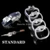 Chastity Cage Lightweight Cock Cage Resin Chastity Devices Male Chastity Cage Adult Sex Toy for Men Click Locked Key 5 Sizes Rings