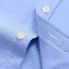 Camisa 100 de algodón para hombre Camisa de vestir formal de corte regular con estampado de color sólido informal Oxford a cuadros de manga larga de gran tamaño 7XL 6XL 5XL 240312