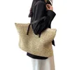 Grass Woven Bag Large Capacity Women's Western-style Shoulder Summer Fashion Tote