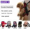 HOOPET Dog carrier fashion red color Travel dog backpack breathable pet bags shoulder pet puppy carrier2491