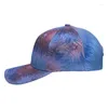 Ball Caps Gekleurde Tie-dye Bladeren Baseball Cap Outdoor Zonnebrandcrème Hip Hop voor Snapback Visor Drop