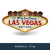 Las Vegas Bem-vindo Sinal de Néon para Bar Vintage Home Decor Pintura Iluminado Pendurado Sinais de Metal Ferro Pub Café Decoração de Parede Y200282W