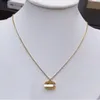 Luxe designer ketting Dames roestvrij staal Gouden ketting Kettingen Mode Paar Sieraden Geschenken voor vrouw vakantieaccessoires