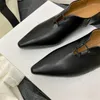 Elbise Ayakkabı Soafers Kadınlar için 2024 Nimli Toe Ladies Flats Sıradan sığ kadın moda slip-on zapatillas de mujer bahar otum