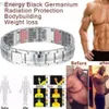 Bangle Men Women Magnetic Health Armband 6 Color Titanium Steel Power Therapy Magneter Negative Lons Germanium Bangles LDD240312