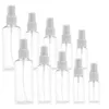 100st Portable Small Transparent Plasty Tom Spray Bottle påfyllningsbara flaskor 10 ml/30 ml/50 ml/60 ml/100 ml för flaskor Lhiaf